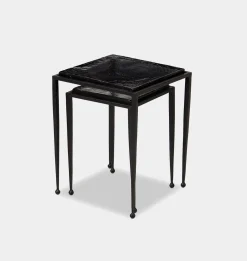 Prescott Cast Glass Nesting Table S/2