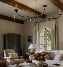 Pulpo Black Chandelier