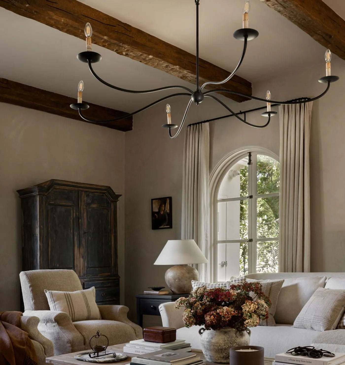 Pulpo Black Chandelier