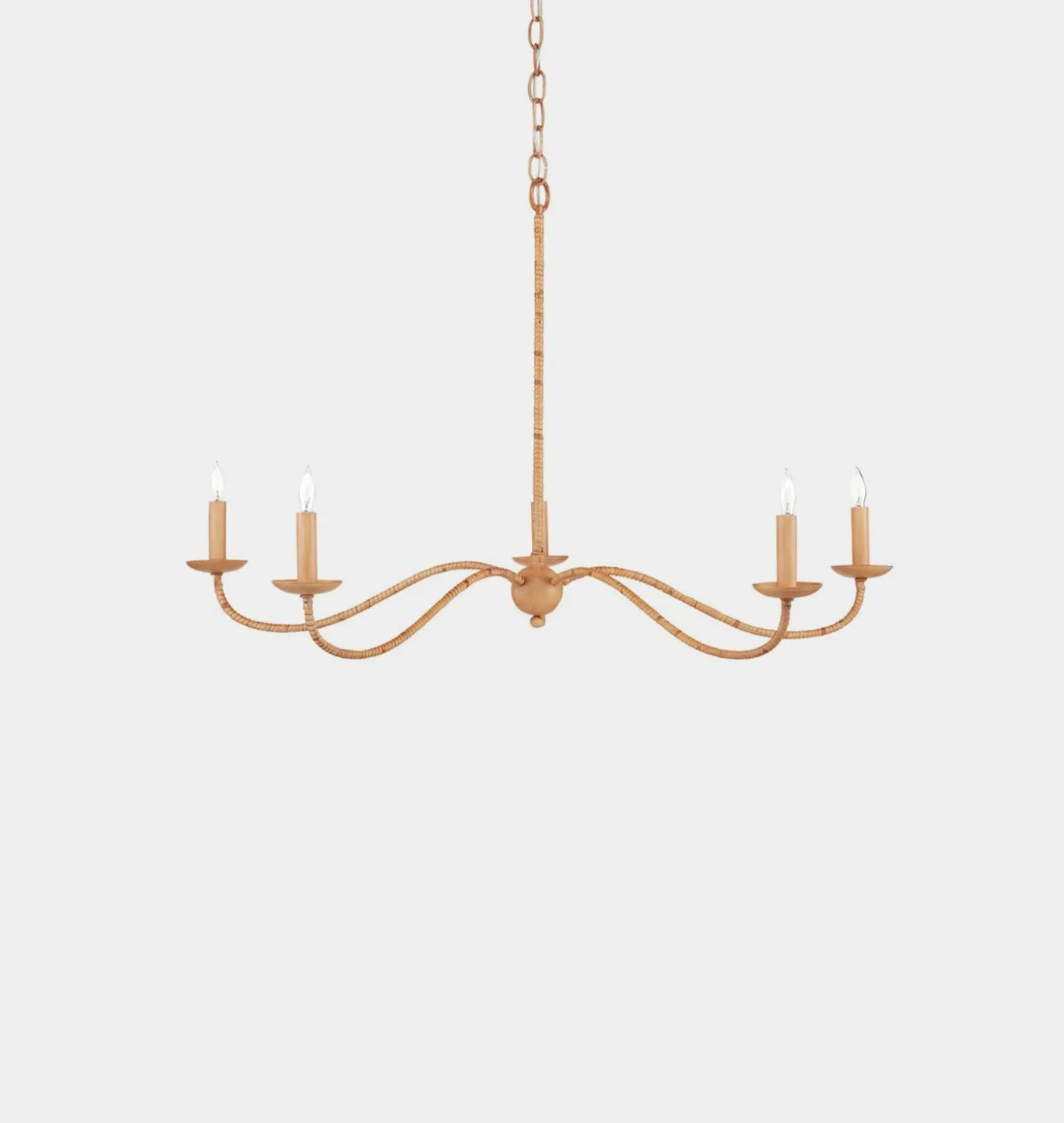 Pulpo Rattan Chandelier