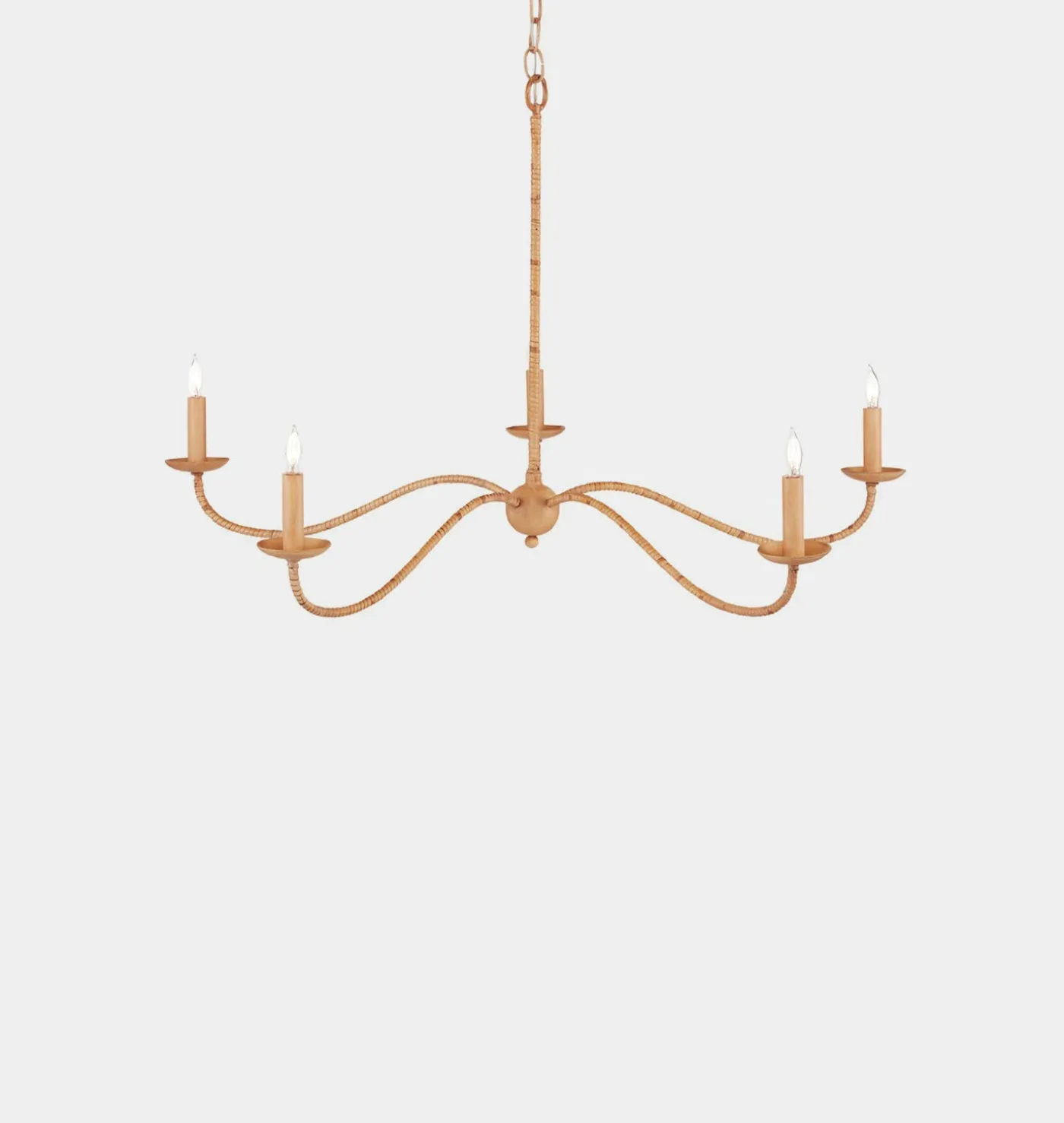 Pulpo Rattan Chandelier
