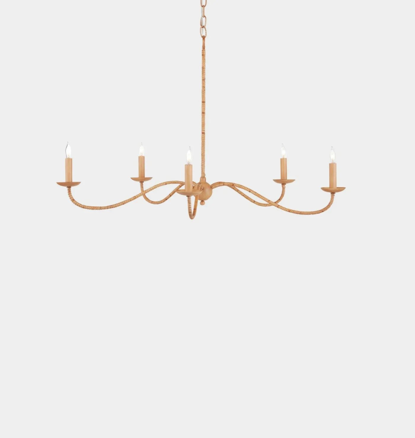Pulpo Rattan Chandelier