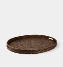 Rattan Oval Tray