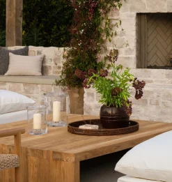 Rattan Oval Tray