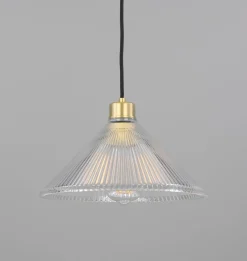 Rebell Coolie Holophane Glass Pendant Light