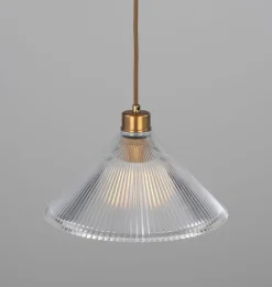 Rebell Coolie Holophane Glass Pendant Light