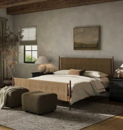 Richard Natural Rush Bed
