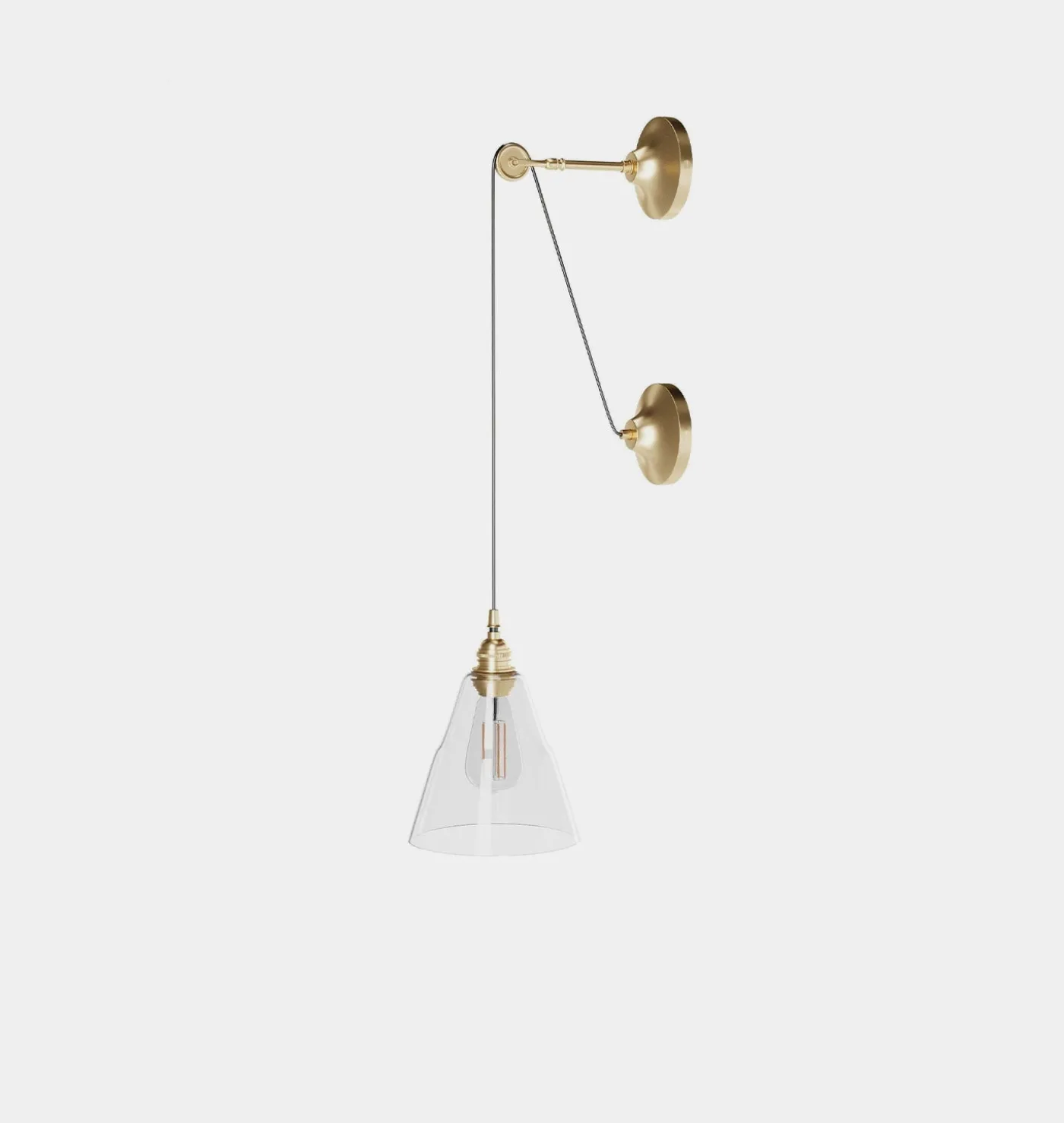 Rigale Coolie Pulley Wall Light
