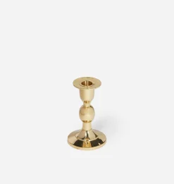 Rina Brass Taper Candlestick Holder