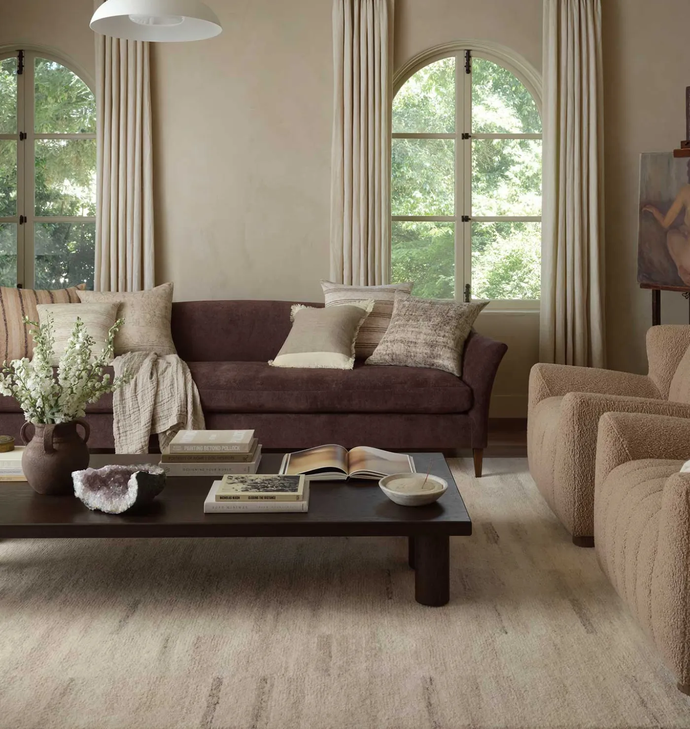 Rocky ROC-03 Natural / Fog Area Rug