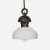 Rome Iron & Ceramic Pendant