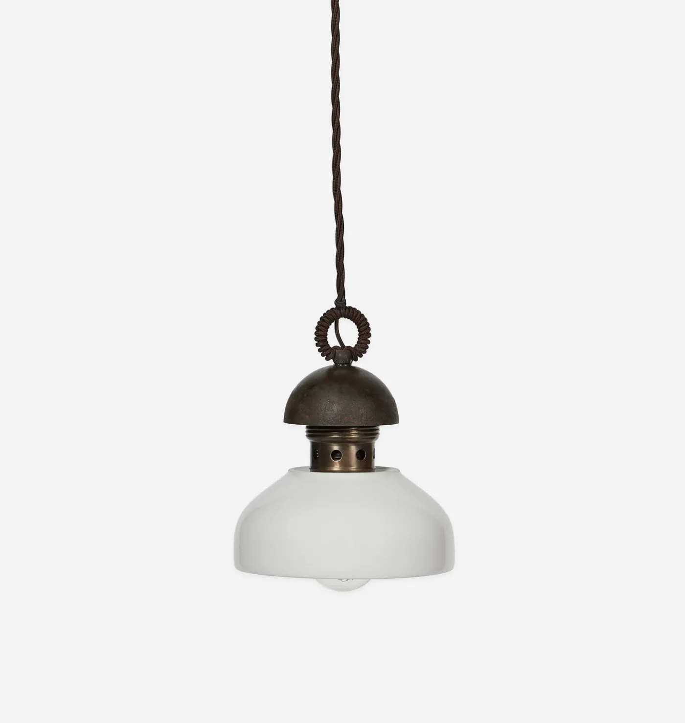 Rome Iron & Ceramic Pendant