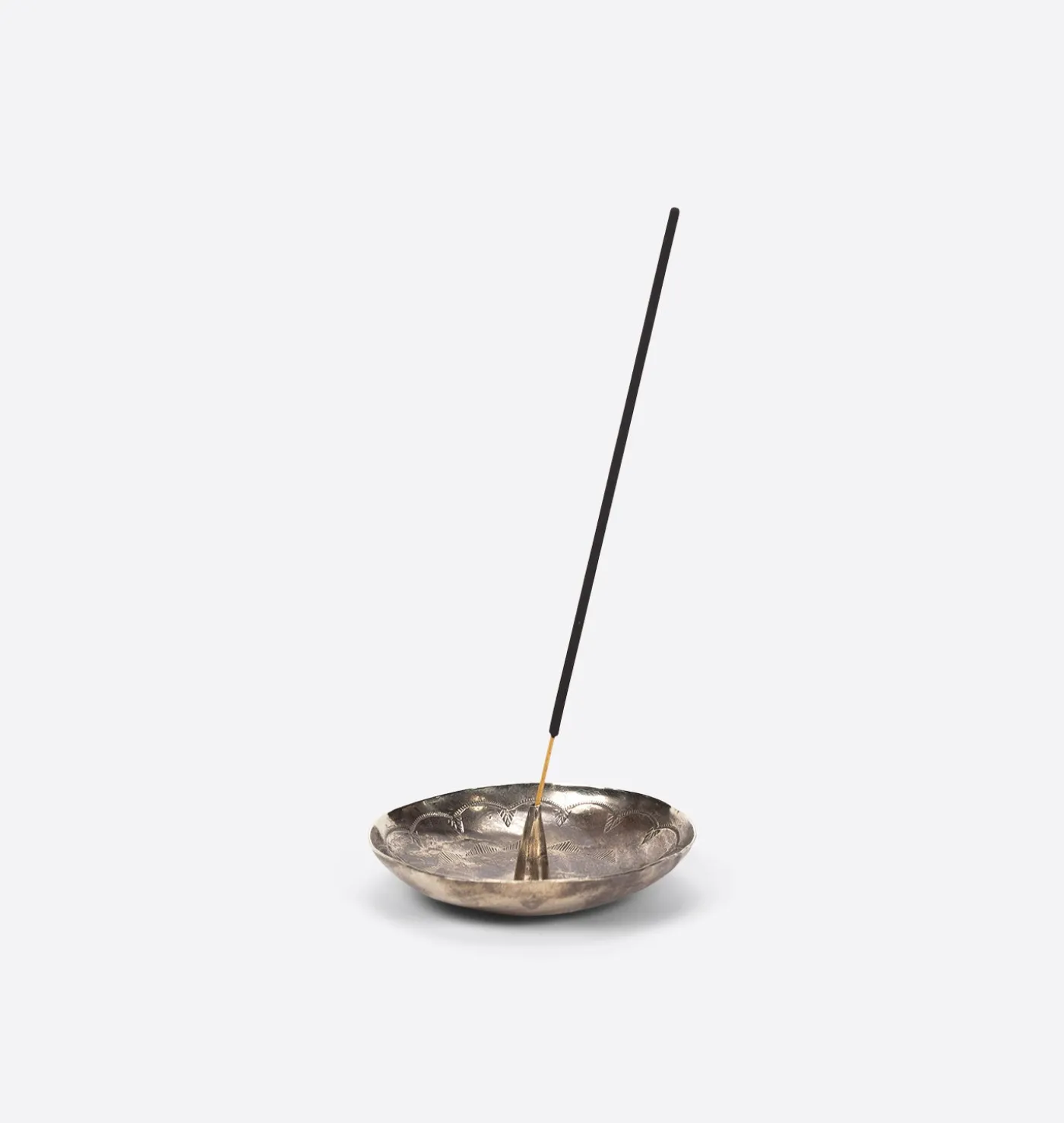 Round Stamped Incense Holder