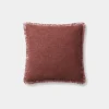 Sable Pillow 18'' x 18'' Wine