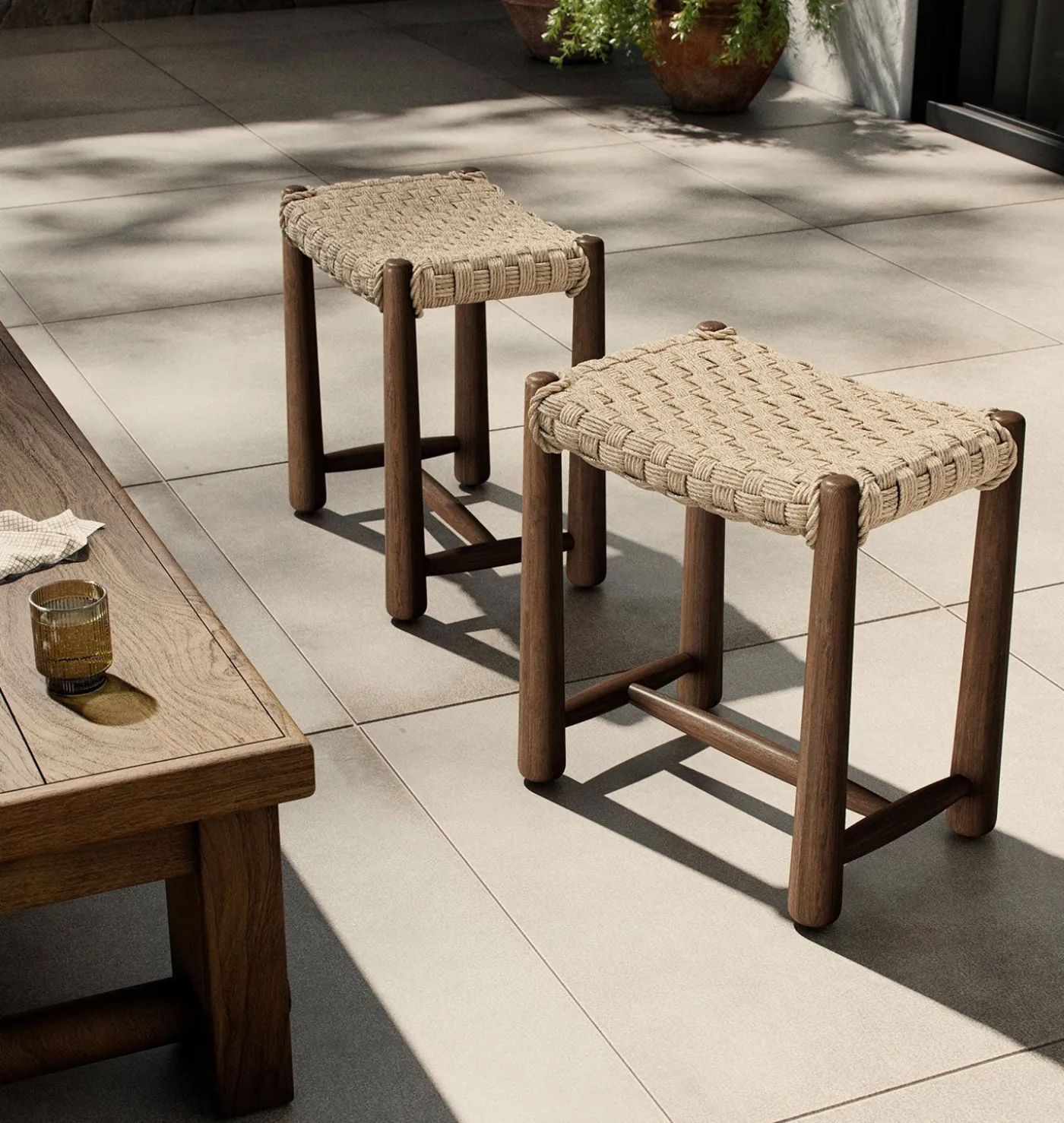 Savio Outdoor Accent Stool