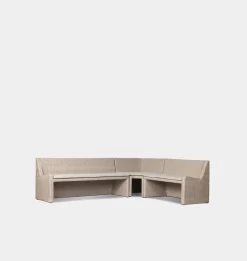 Senna Outdoor L-Shape Dining Banquette