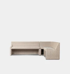 Senna Outdoor L-Shape Dining Banquette