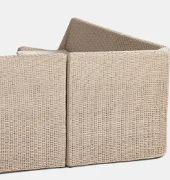 Senna Outdoor L-Shape Dining Banquette