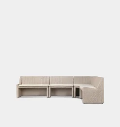 Senna Outdoor L-Shape Dining Banquette