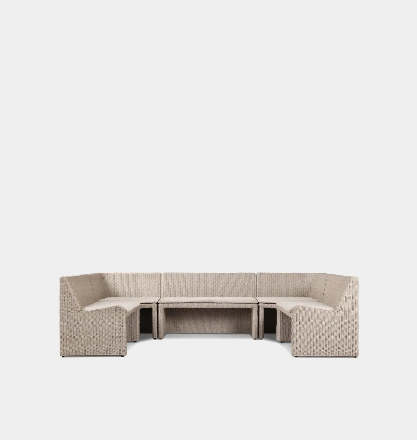 Senna Outdoor U-Shape Dining Banquette