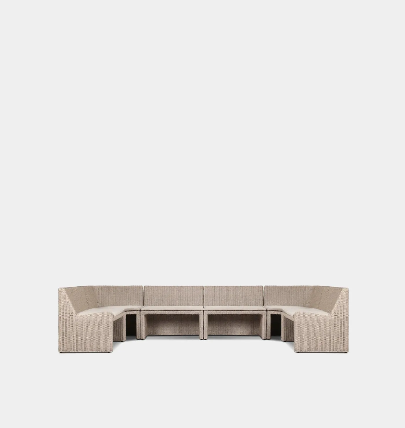 Senna Outdoor U-Shape Dining Banquette