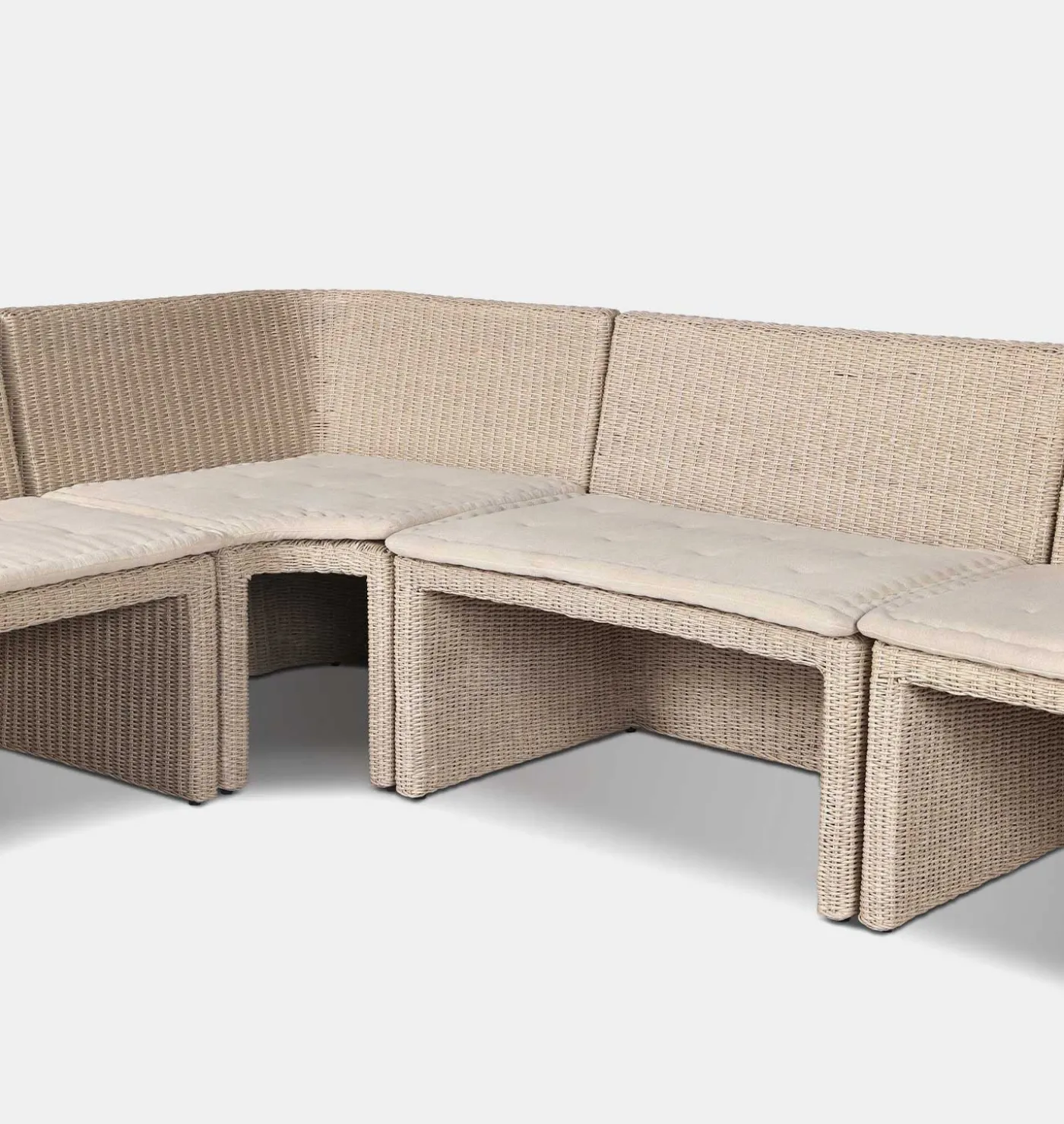 Senna Outdoor U-Shape Dining Banquette