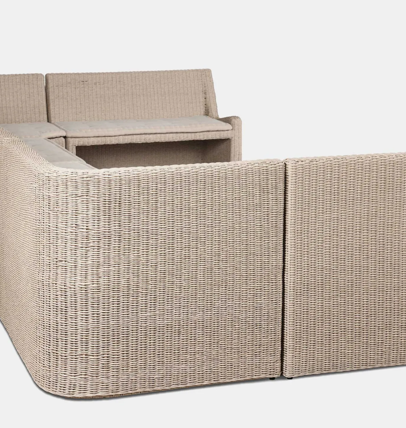 Senna Outdoor U-Shape Dining Banquette