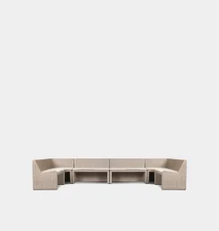 Senna Outdoor U-Shape Dining Banquette