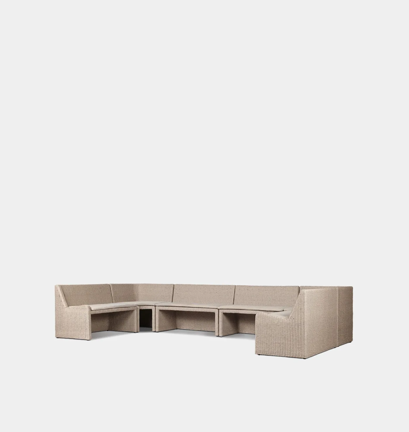 Senna Outdoor U-Shape Dining Banquette