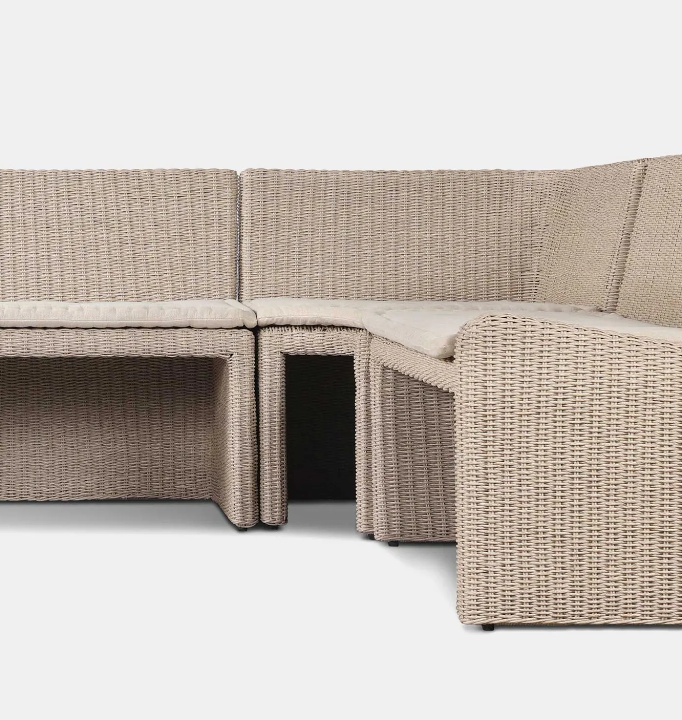 Senna Outdoor U-Shape Dining Banquette