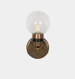 Shannon Glass Globe Bathroom Wall Light