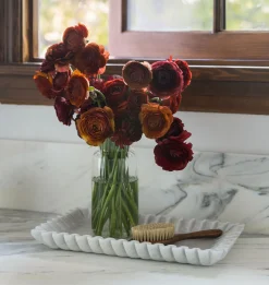 Silva Ribbed Glass Vase