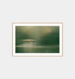 Skyline Film Rowing Docks Framed Print