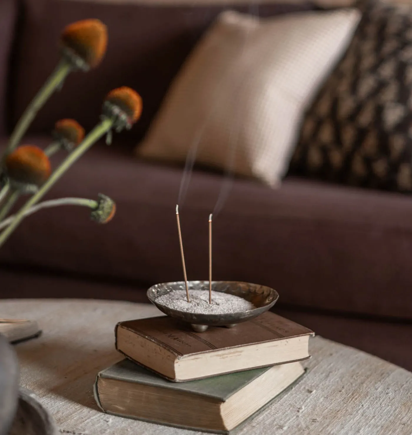 Small Stamped Round Dish