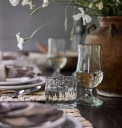 Sucely Handblown Fluted Glass