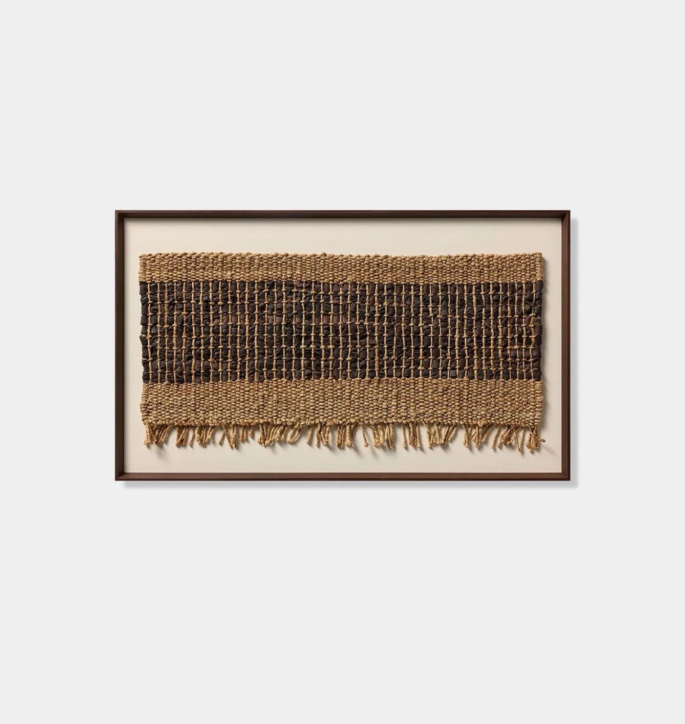 Sycamore Natural / Brown 56" x 31" Framed Wall Art