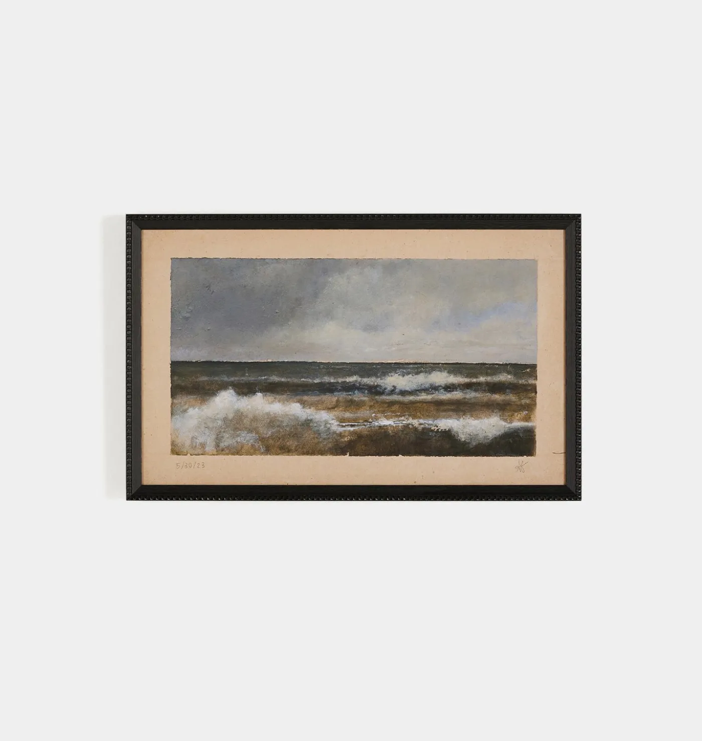 Tides A Changing by Aileen Fitzgerald Framed Print