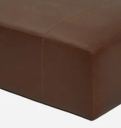 Tocho Leather Ottoman