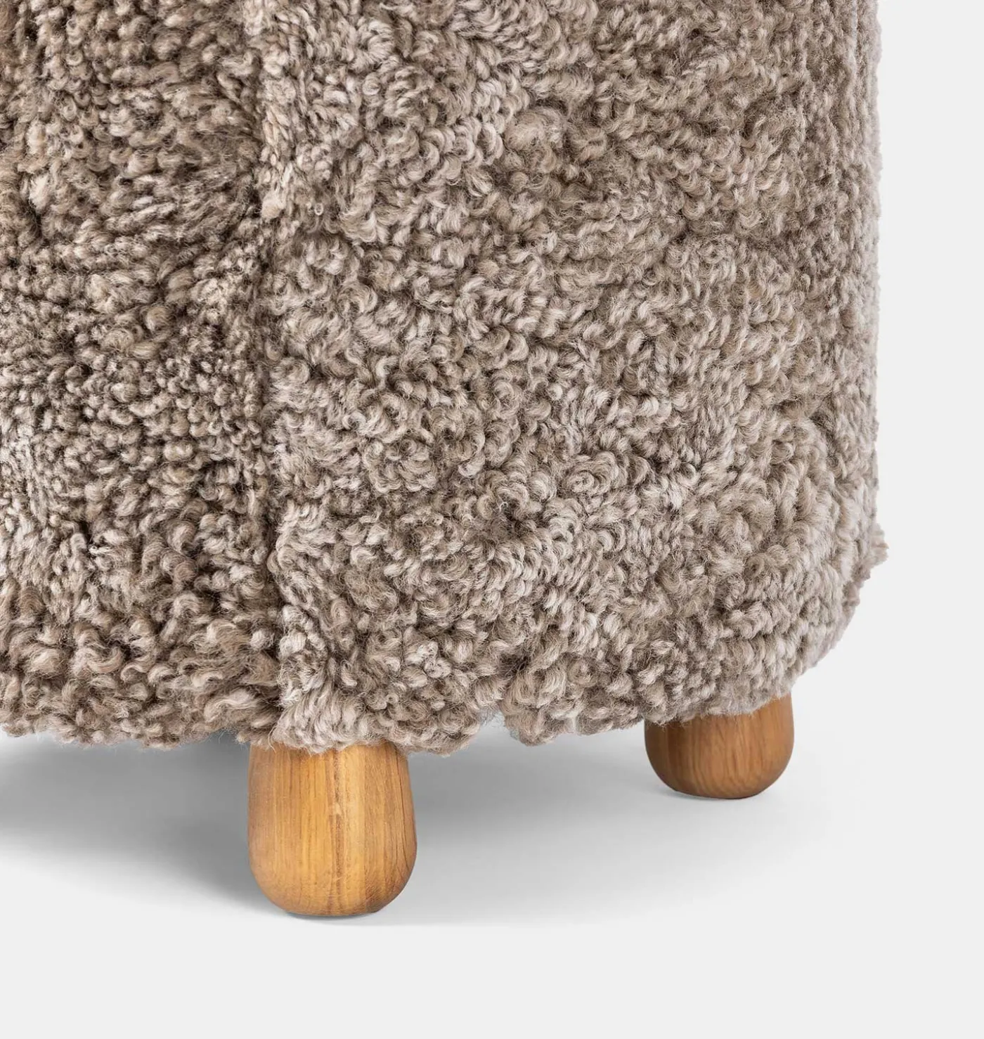Tocho Shearling Footed Stool