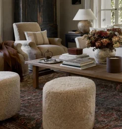 Tocho Shearling Footed Stool