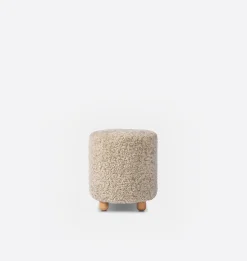 Tocho Shearling Footed Stool