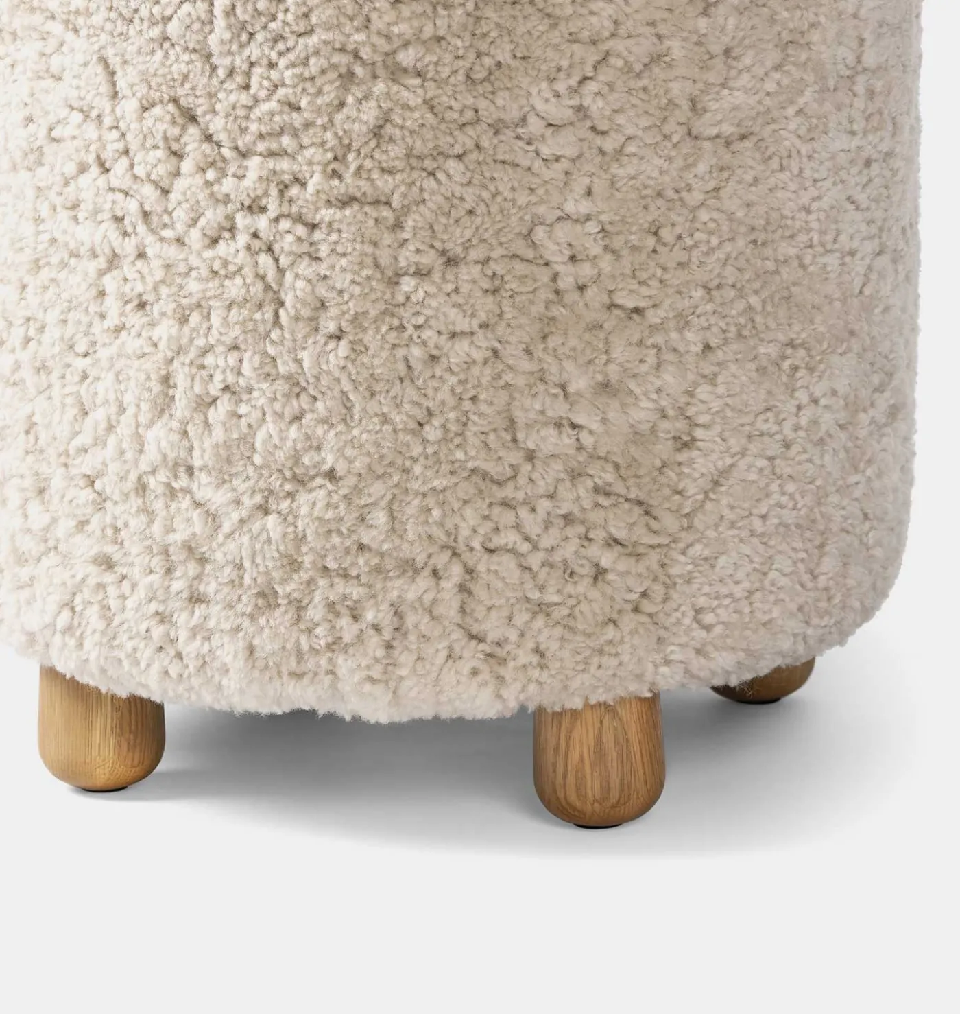 Tocho Shearling Footed Stool