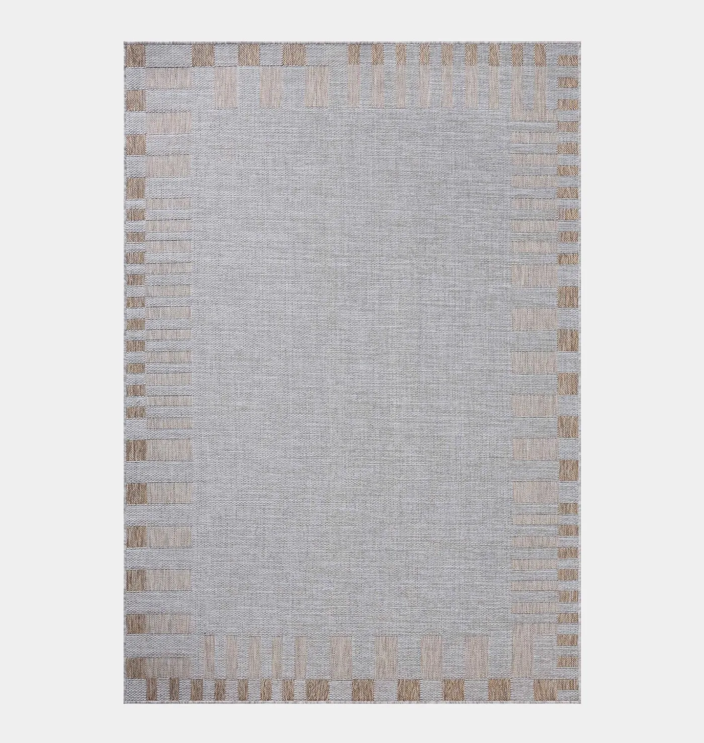 Topanga TOP-08 Silver / Natural Area Rug
