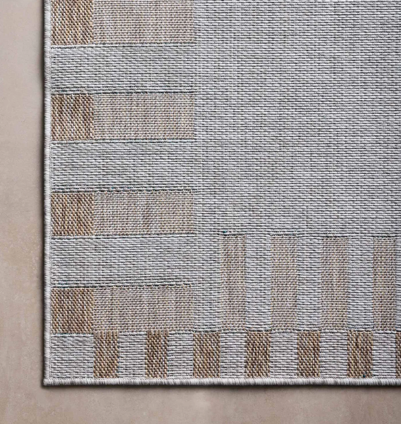 Topanga TOP-08 Silver / Natural Area Rug
