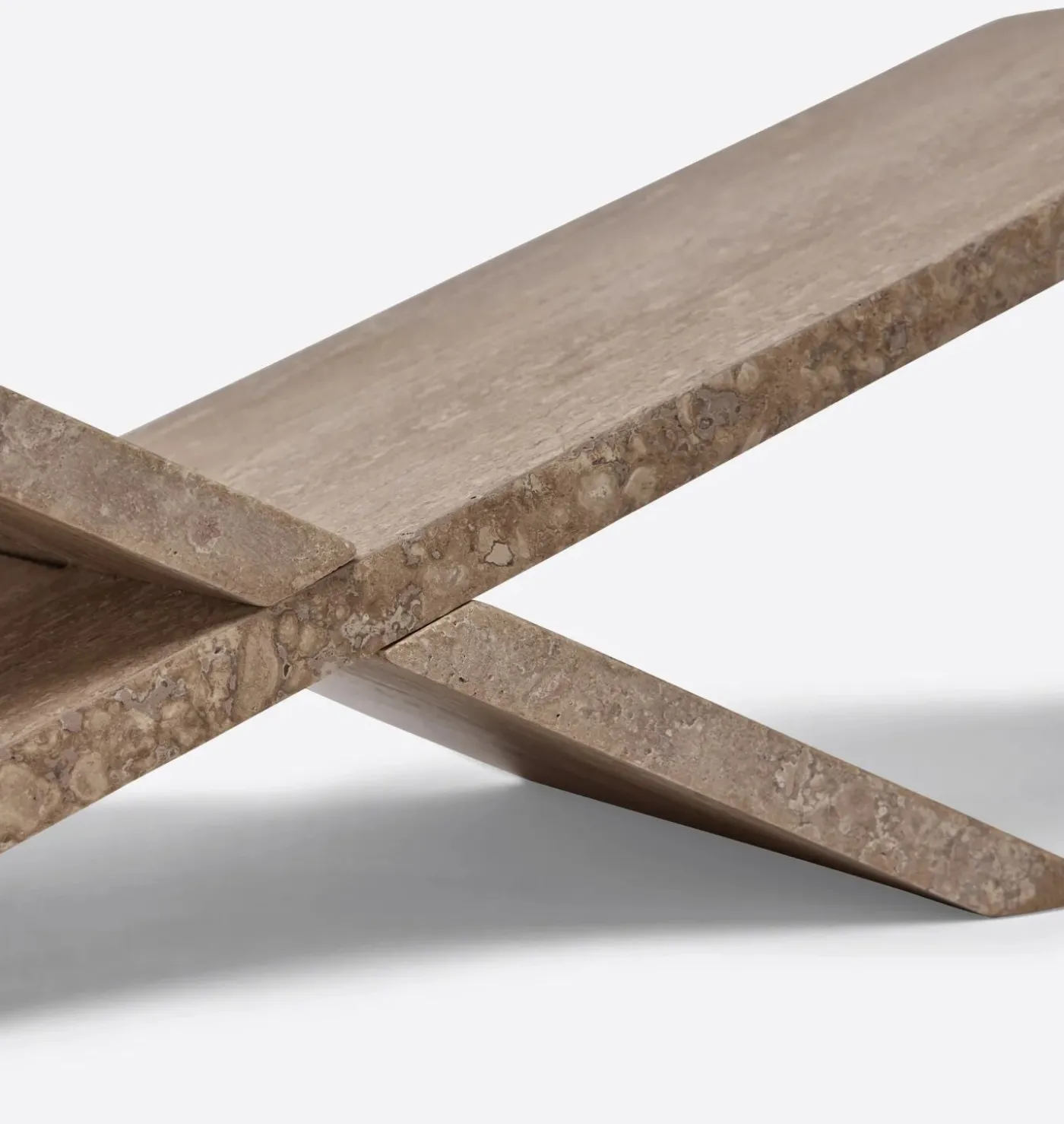 Trevor Travertine Book Stand