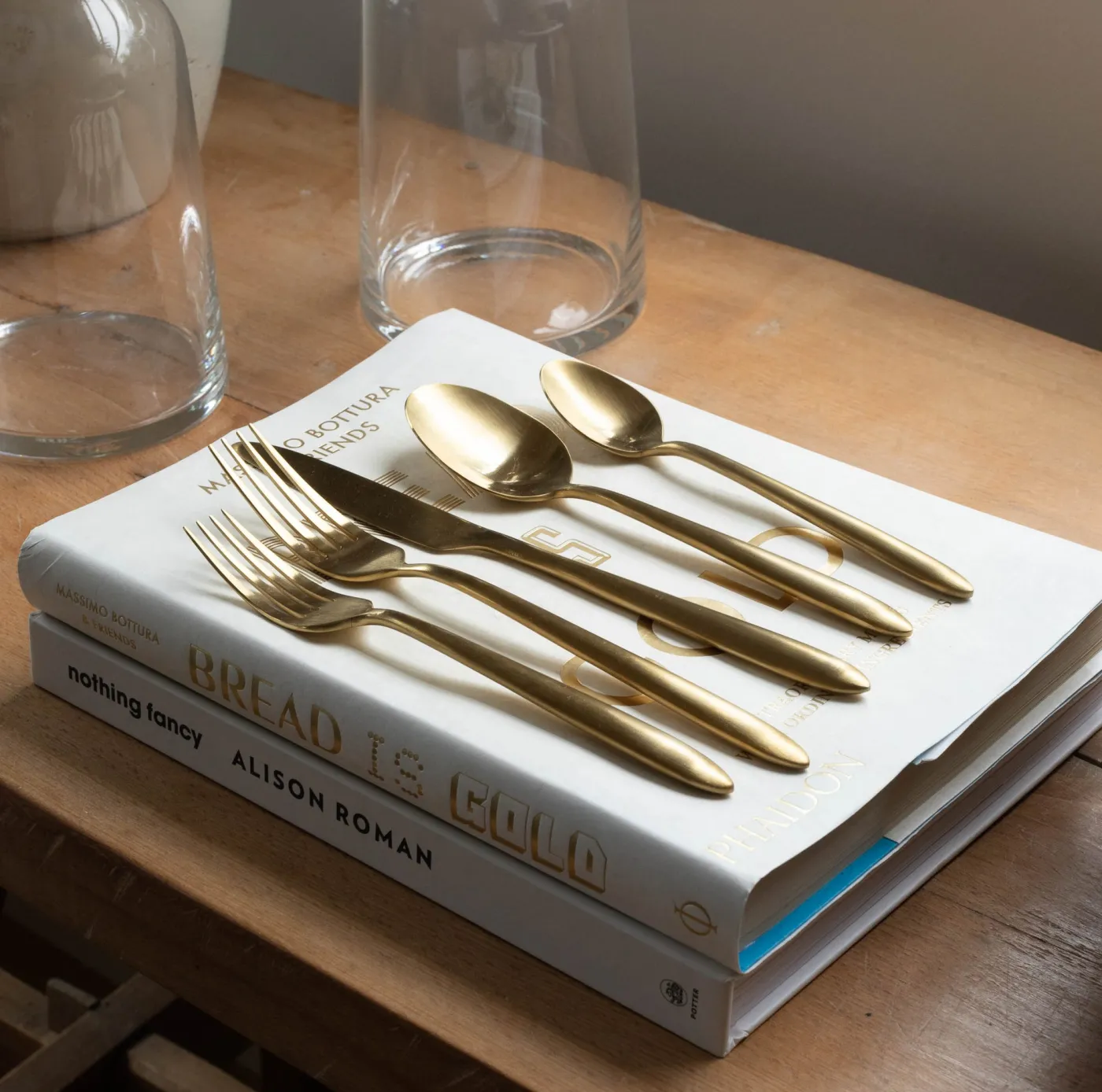 Velo Gold Brush Flatware