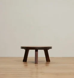 Vintage Brutalist Mid-Century Oak Coffee Table