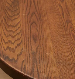 Vintage Brutalist Mid-Century Oak Coffee Table