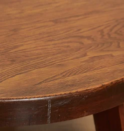 Vintage Brutalist Mid-Century Oak Coffee Table