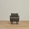 Vintage Halabala Upholstered Lounge Chair B.I Sable